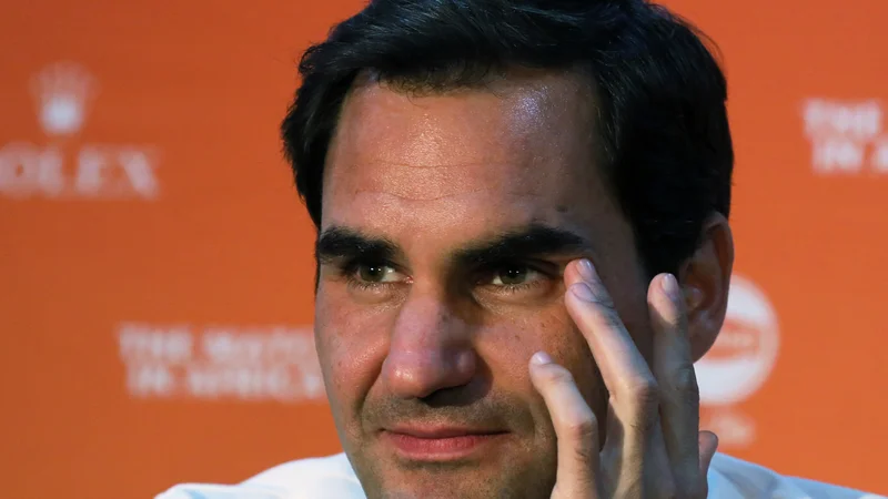 Fotografija: Roger Federer se previdno pripravlja za vrnitev v tekmovalni ritem, ki jo načrtuje jeseni. FOTO: Sumaya Hisham/Reuters