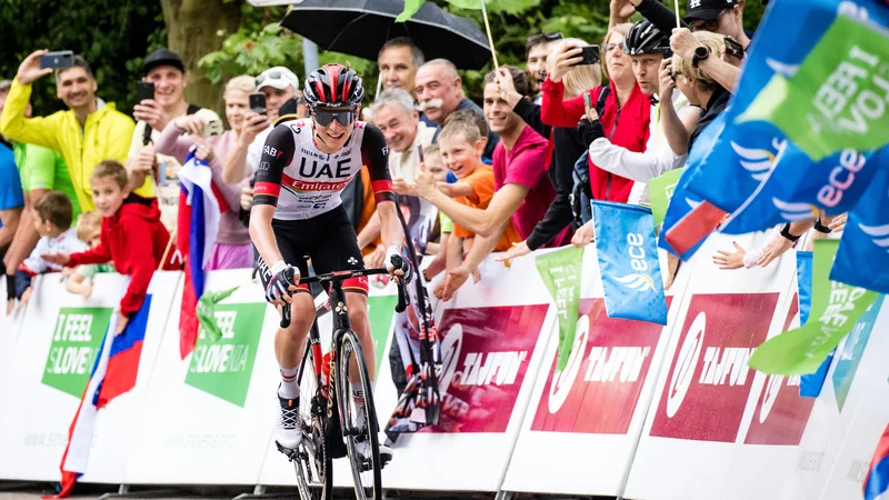 Fotografija: Tadej Pogačar je lani odločilno prednost dobil v Celju. FOTO: Matic Klansek Velej/Sportida