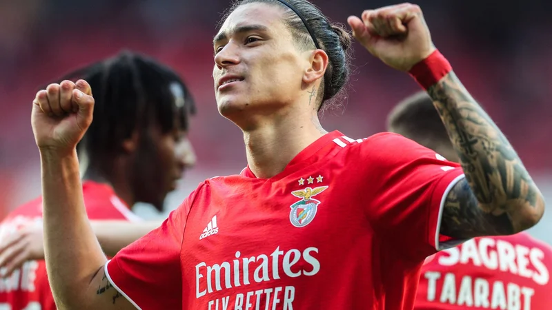 Fotografija: Darwin Nunez je stroj za gole. FOTO: Carlos Costa/AFP