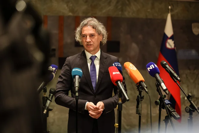 Predsednik slovenske vlade Robert Golob. Foto Črt Piksi