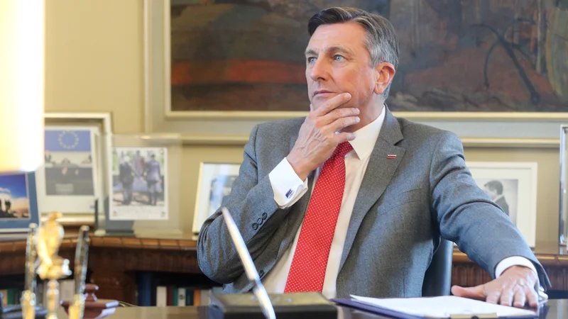 Fotografija: Predsednik Borut Pahor načrtuje, da bo predlog kandidatov v DZ poslal v začetku prihodnjega tedna. FOTO: Marko Feist/Delo