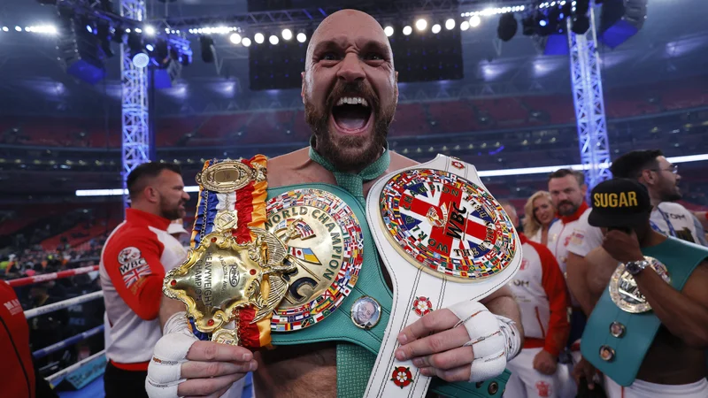 Fotografija: Tyson Fury očitno še ni rekel zadnje. FOTO: Andrew Couldridge/Reuters