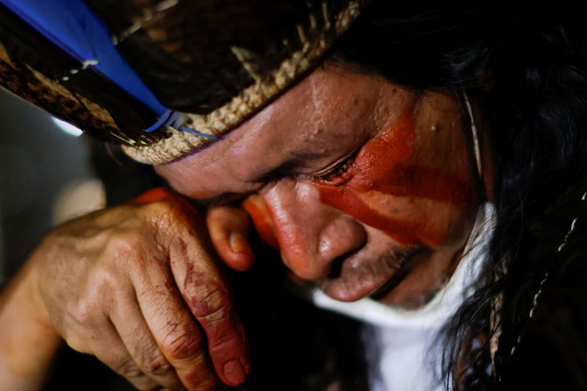 Kamuu Dan Wapichana iz plemena Wapichana. FOTO: Ueslei Marcelino/Reuters
