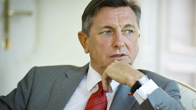Fotografija: Borut Pahor. FOTO: Jože Suhadolnik/Delo