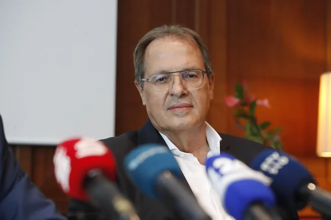 Kaj dobrega je prinesel v Ljubljano predsednik NK Olimpija Adam Delius? FOTO: Leon Vidic/Delo
