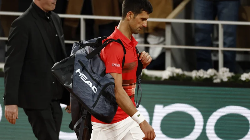 Fotografija: Novak Đoković je na OP Francije izgubil proti Rafaelu Nadalu. FOTO: Yves Herman/Reuters