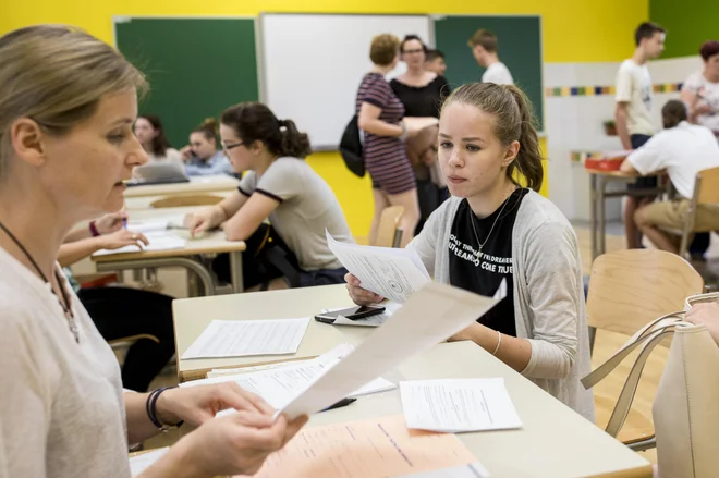 Uporaba NPZ je sporna tudi zato, ker predlagana rešitev prezre številne sodobne načine ocenjevanja, ki bi pripomogli, da osrednja vrednota v šolstvu ponovno postane znanje. FOTO: Voranc Vogel/Delo
