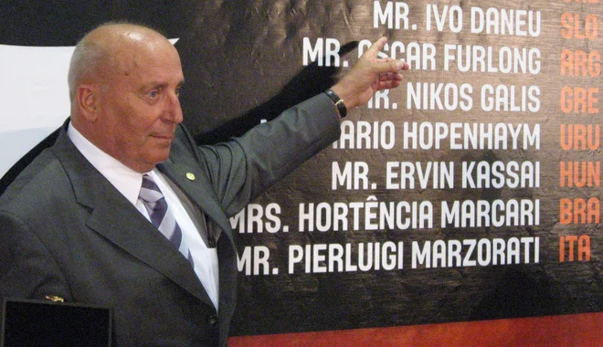 Ivo Daneu na slovesnosti v Alcobendasu. Foto B. E.
