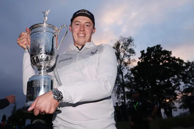 Matt Fitzpatrick je bil veliki zmagovalec 122. OP ZDA v golfu. FOTO: Warren Little/AFP