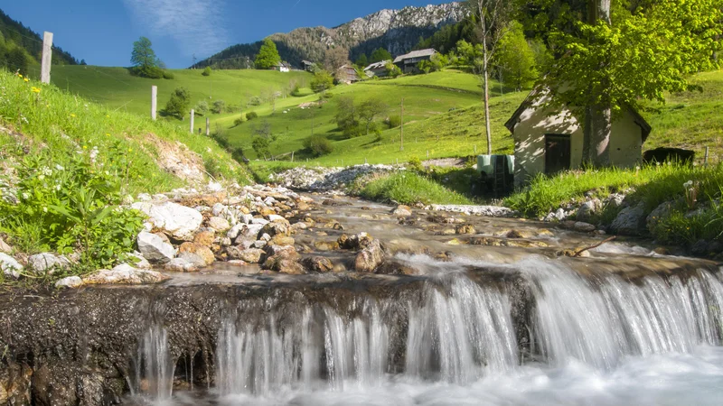 Fotografija: V bližini Črjanskega raja je izjemno lepa gorska dolina Topla pod Peco. FOTO: Tomo Jeseničnik