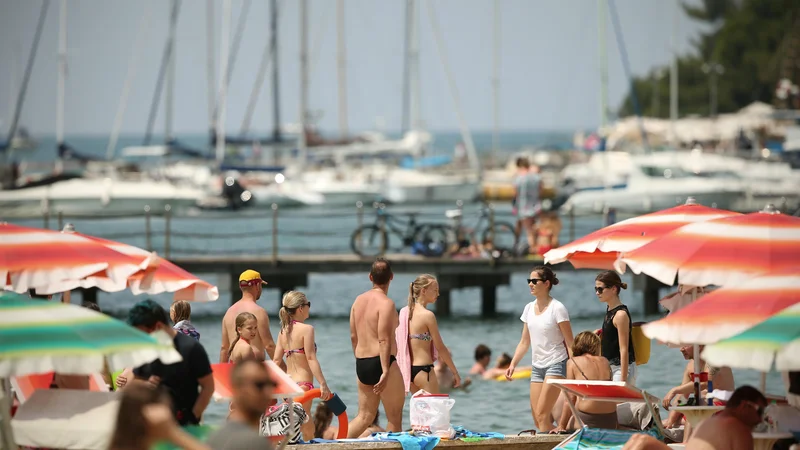 Fotografija: V Turističnem združenju Portorož si obetajo izjemno poletno sezono. FOTO: Jure Eržen/Delo
