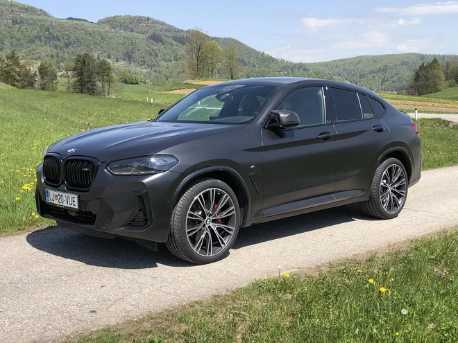 Testni primerek BMW X4 M40d stane kontretnih sto tisočakov. FOTO: Aljaž Vrabec

