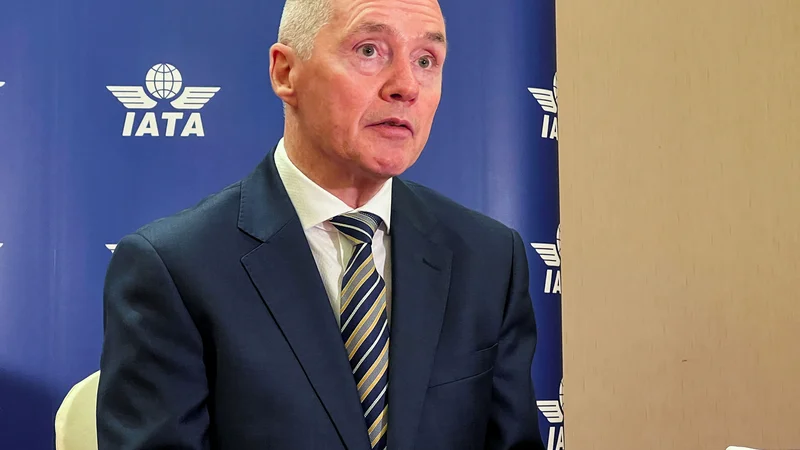 Fotografija: Willie Walsh pričakuje, da bo povpraševanje po letalskih prevozih letos v primerjavi z lani za 61 odstotkov višje. FOTO: Imad Creidi/Reuters