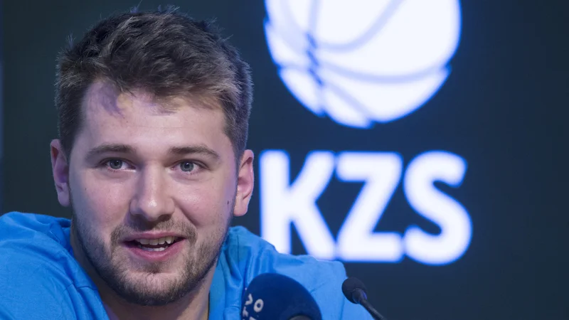Fotografija: Luka Dončić bo na voljo selektorju Aleksandru Sekuliću na sobotni pripravljalni tekmi proti Italiji. FOTO: Jure Eržen/Delo