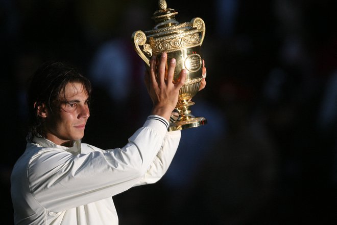 Rafael Nadal je bil na sveti travi najboljši leta 2008 in 2010. FOTO: Lewis Whyld/AFP
