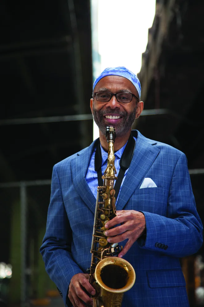 Saksofonist Kenny Garrett je bogatil zvok zasedbe Milesa Davisa ob koncu njegove kariere. FOTO: Hollis King
