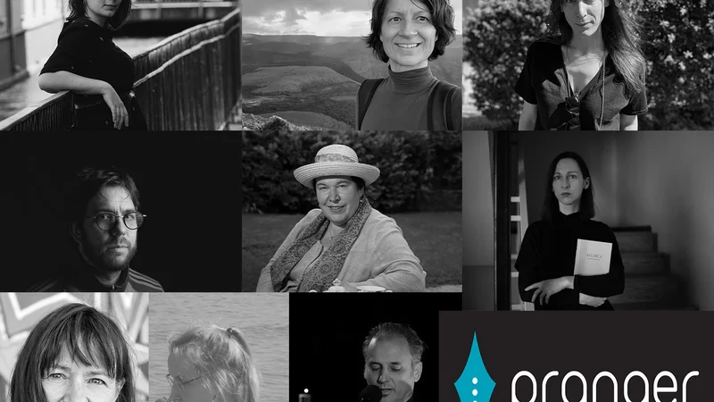 Na festivalu bodo razpravljali o knjigah Nine Dragičević, Jerneja Županiča, Natalije Milovanović, Cvetke Lipuš, Mete Kušar, Neže Zajc, Janeza Ramoveša , Kristine Hočevar in Kristine Kočan. FOTO: Festival Pranger