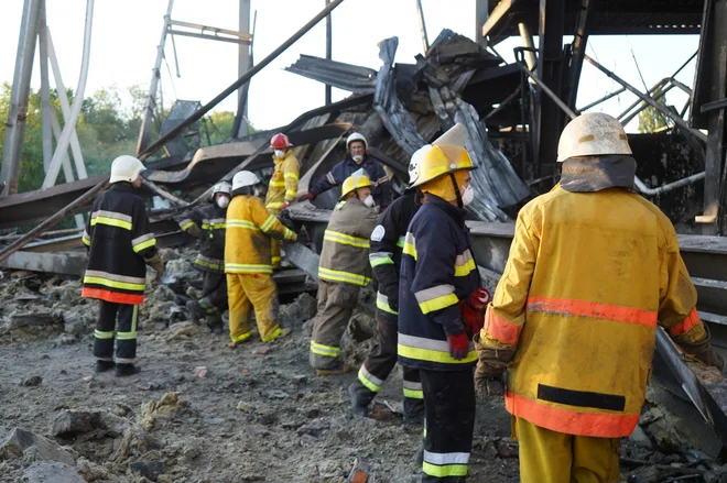 Kremenčuk. FOTO: State Emergency Service Of Ukrai Reuters
