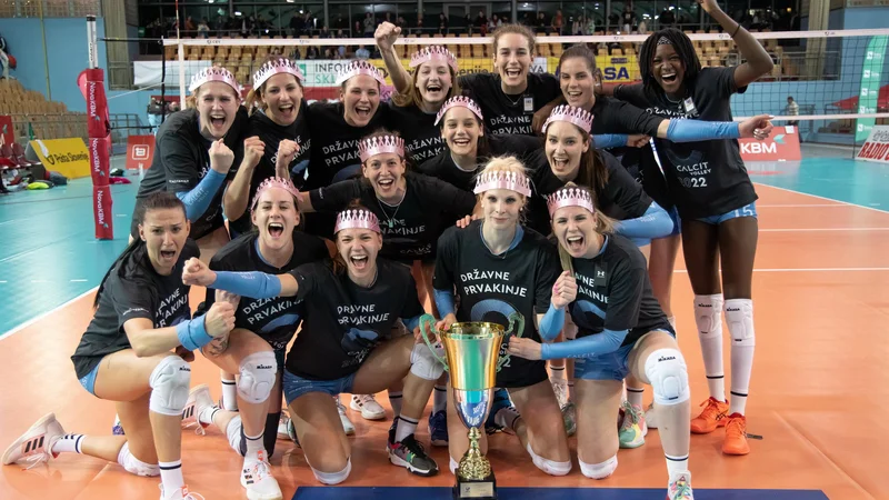 Fotografija: Odbojkarice Calcit Volleyja se bodo pomerile z zagrebško Mladostjo. FOTO: Klemen Brumec/Calcit Volley