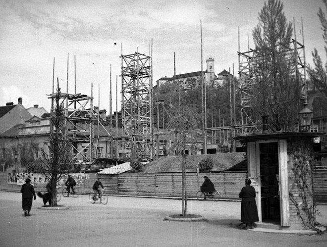 Začetek gradnje NUKa leta 1937 Foto Arhiv
