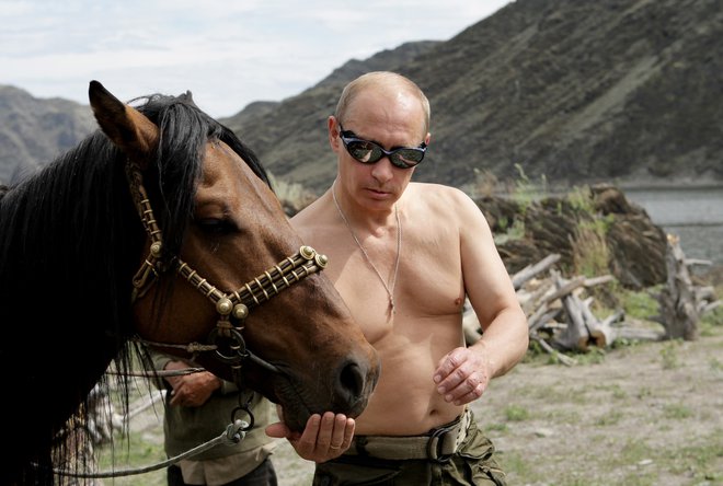 Putin je zahodnim voditeljem dal nasvet, naj delajo na sebi. FOTO: Reuters
