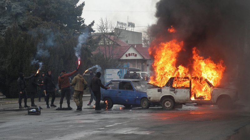 Fotografija: Napad se je zgodil v regiji Herson. Na fotografiji urjenje ukrajinskih sil. FOTO: Irakli Gedenidze/Reuters

