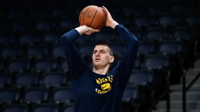 Fotografija: Nikolo Jokića so že drugo sezono zapored izbrali za najboljšega igralca rednega dela prvenstva v ligi NBA. FOTO: Isaiah J. Downing/Usa Today Sports
