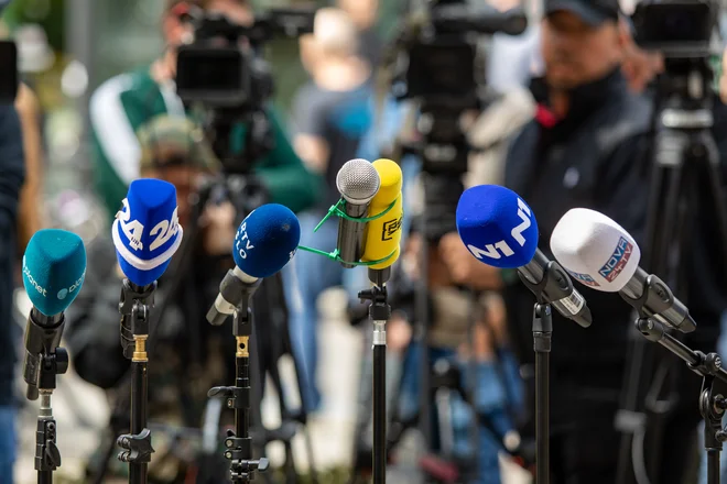 Ministrico za kulturo je na predstavitvi pred pristojnim odborom med prednostnimi nalogami izpostavila tudi ureditev področja medijev. FOTO: Voranc Vogel/Delo
