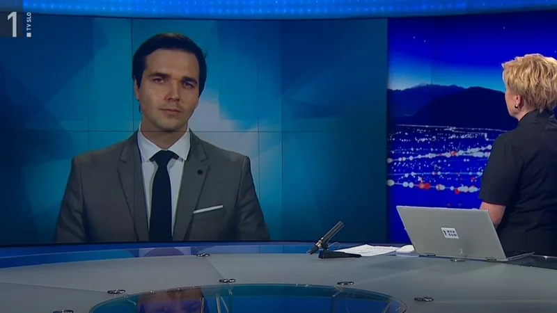 Fotografija: Marko Balažic je kot desnici naklonjen politični analitik, pred državnozborskimi volitvami pa je nastopal kot govorec gibanja Povežimo Slovenijo. FOTO: Zajem zaslona