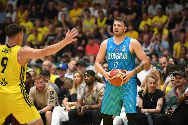 Luka Dončić je bil prvi strelec dvoboja z 31 točkami. FOTO: Fiba
