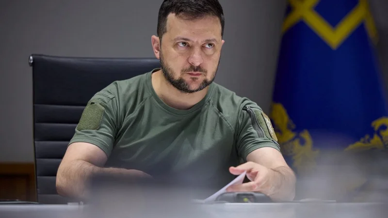 Fotografija: Ukrajinska stran je padec Lisičanska zavrnila. FOTO: Ukrainian Presidential Press Ser via Reuters