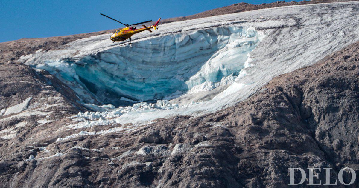 La fuga del ghiacciaio nelle Dolomiti ne uccide almeno sei
