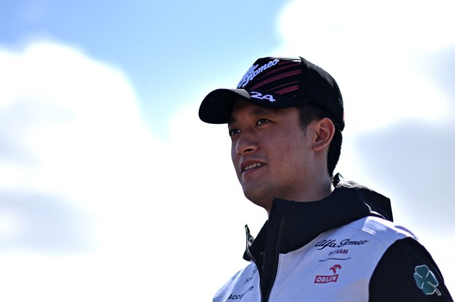 Zhou Guanyu je novinec v F1. FOTO: Ben Stansall/AFP
