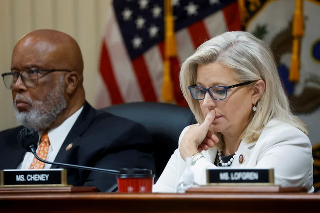 Liz Cheney se je iz konservativne podpornice Trumpovih reform prelevila v njegovo največjo sovražnico. FOTO: Jonathan Ernst/Reuters