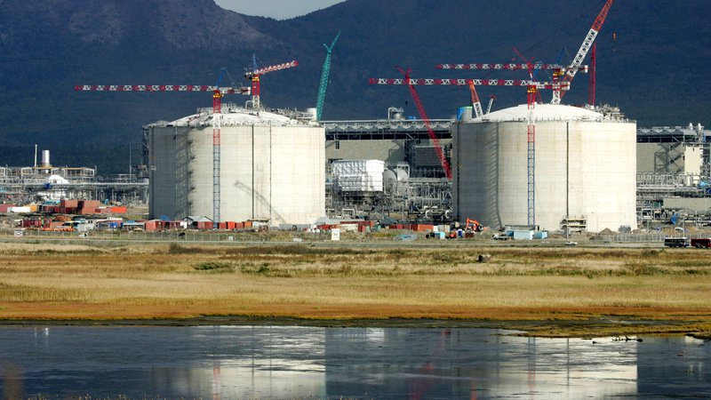 Fotografija: Rusija grozi Japonski, da jo bodo izključili iz projekta črpanja nafte in zemeljskega plina Sahalin 2. FOTO: Sergei Karpukhin/Reuters
