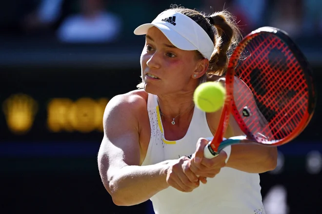 Jelena Ribakina se bo v velikem finalu zabavala in uživala. FOTO: Sebastien Bozon/AFP
