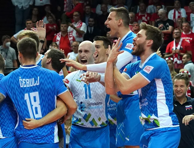 Se bodo Slovenci še tretjič veselili v Krakovu? FOTO: Janek Skarzynski/AFP