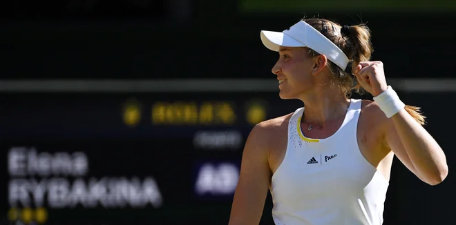 Jelena Ribakina se je prvič uvrstila v finale. FOTO: Sebastien Bozon/AFP