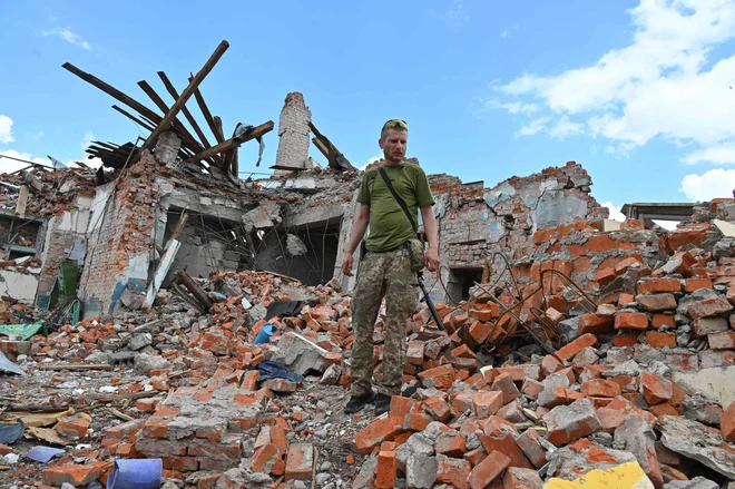 Opustošenje v Harkovu. FOTO: Sergey Bobok/AFP
