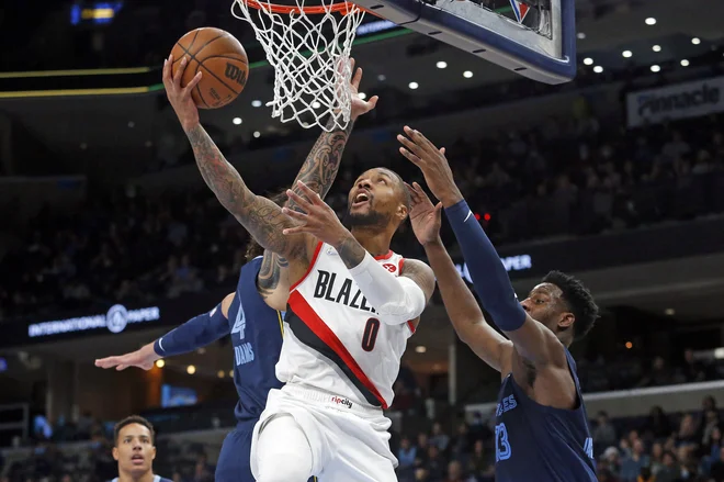 Damian Lillard v majici Portlanda. FOTO: Petre Thomas/Usa Today Sports
