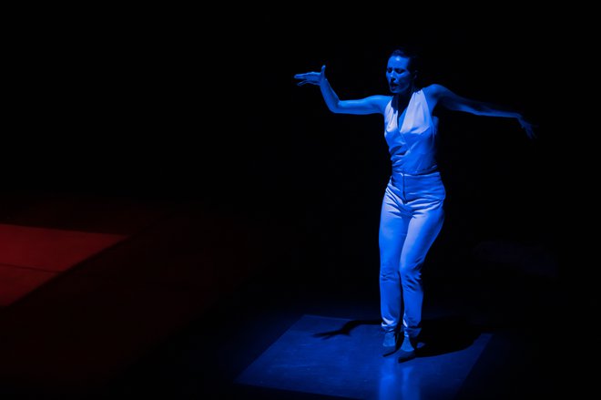 V programu cikla ustvarjalci vzpostavljajo dialog med flamenkom in drugimi umetniškimi žanri, je povedala plesalka Urška Centa. Foto Andrej Lamut
