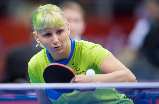 Najbolj od vseh športov ji je po poškodbi ustrezal namizni tenis. FOTO: Vid Ponikvar