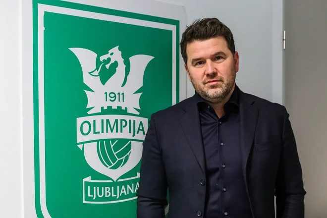 Igor Barišić, ki je predsednikova desna roka, je odkrito povedal, kaj se dogaja pri Olimpiji, ki jo tarejo kadrovske težave v klubski administraciji. FOTO: Črt Piksi/Delo
