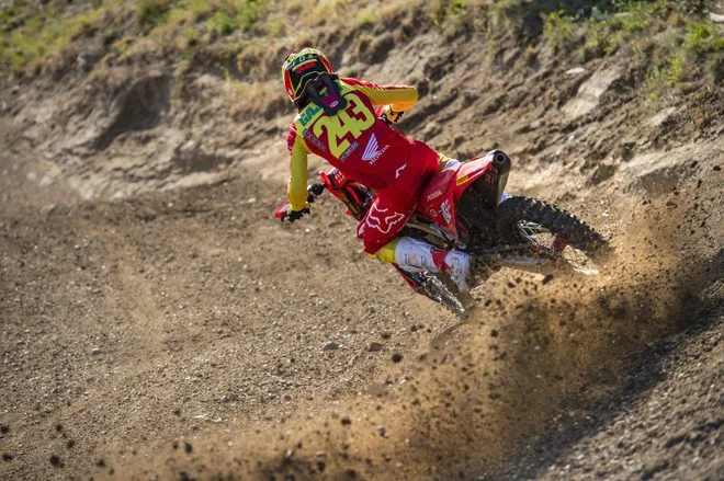 Tim Gajser se veseli zahtevne proge v Belgiji. FOTO:&nbsp;Honda Racing
