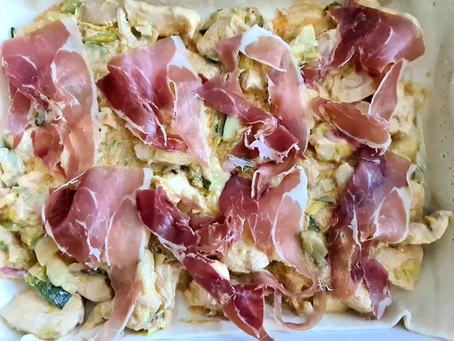 Recette d'été : Tarte au poulet.  PHOTO : Tanja Drinovec