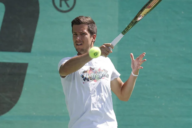 Kot je napovedal, bo Aljaž Bedene zadnjič nastopil v Umagu.&nbsp;FOTO:&nbsp;Leon Vidic/Delo
