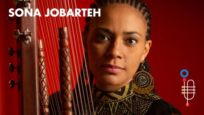 Sona Jobarteh je mojstrica kore, študirala je tudi violončelo, klavir in čembalo. Fotografije arhiv festivala Glasbe sveta