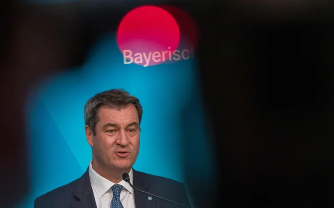 Bavarski premier Markus Söder se boji, da bi Bavarska zaradi zadnjih avstrijskih potez utegnila ostati brez plina. FOTO: Peter Kneffel/AFP
