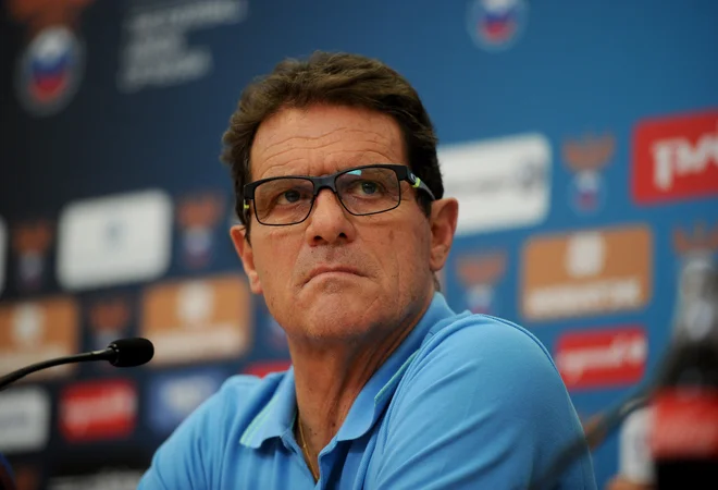 Fabio Capello je v bogati selekorski karieri spoznal tudi slovensko nogometno reprezentanco. FOTO: Olga Maltseva/AFP
