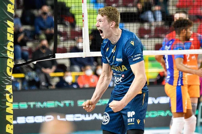 Rok Možič je udarni adut Verone. FOTO:&nbsp;Verona Volley
